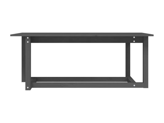 Table basse Gris 110x55x45 cm Bois massif de pin 20190RKUO