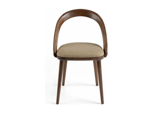 Chaise bois de frêne noyer et simili cuir Lazy - Lot de 2-Couleur Artvivrestore 16 91697VVBP