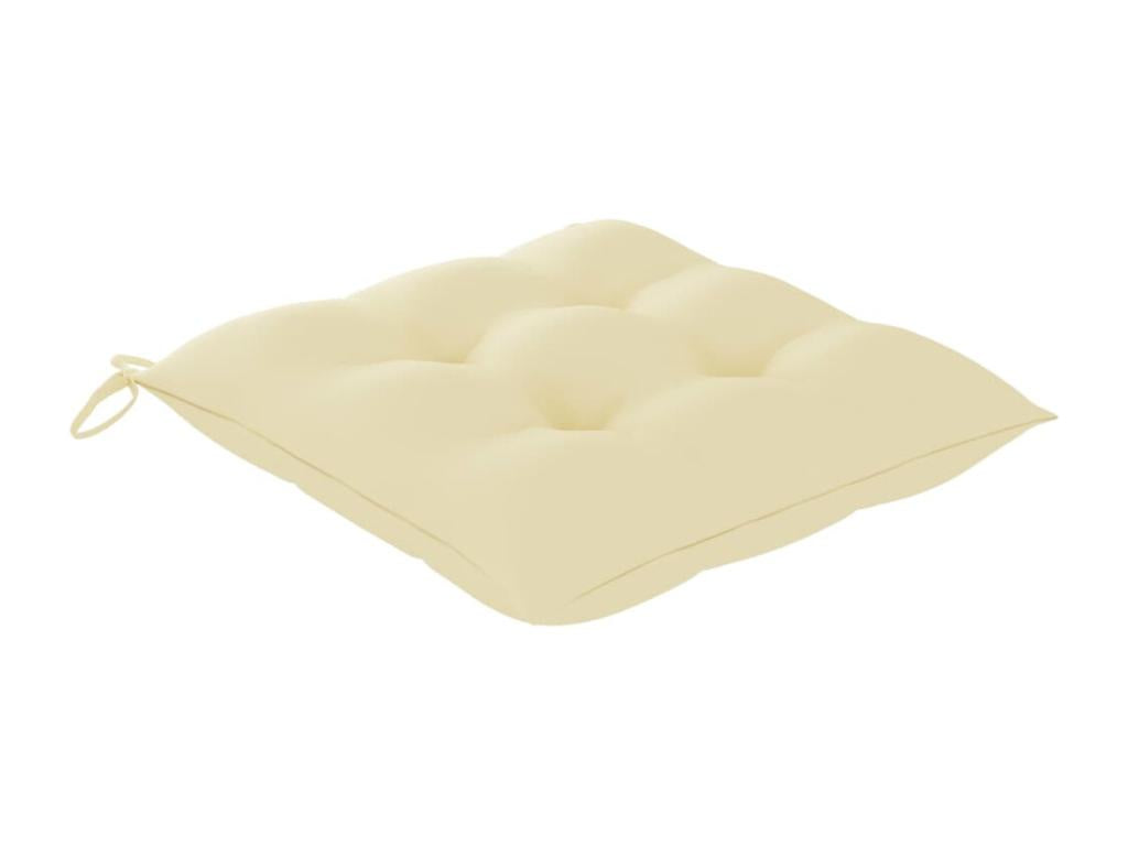 Chaises à dîner d'extérieur 3 pièces avec coussins Maisonpuretop massif 82459OZVR