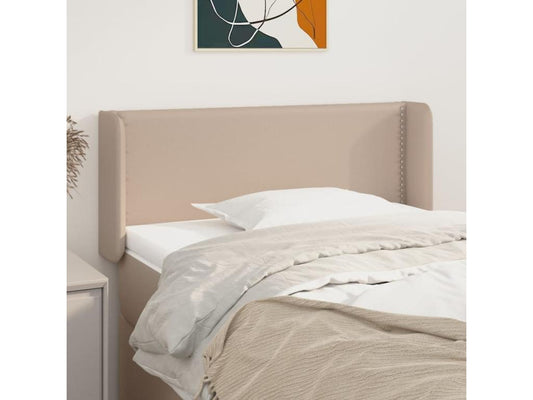 Tête de lit avec oreilles Cappuccino 103x16x78-88 Similicuir 94149ROYZ