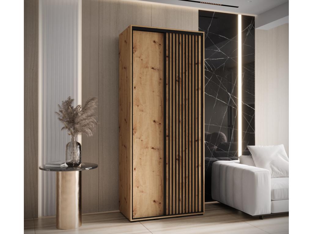 ARMOIRE Maisonpuretop 1 À PORTES COULISSANTES 205.2/100/45 2 Portes Maisonpuretop 25145ROTF