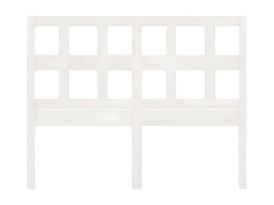 Tête de lit Blanc 145,5x4x100 cm Bois massif de pin 23262RVJM