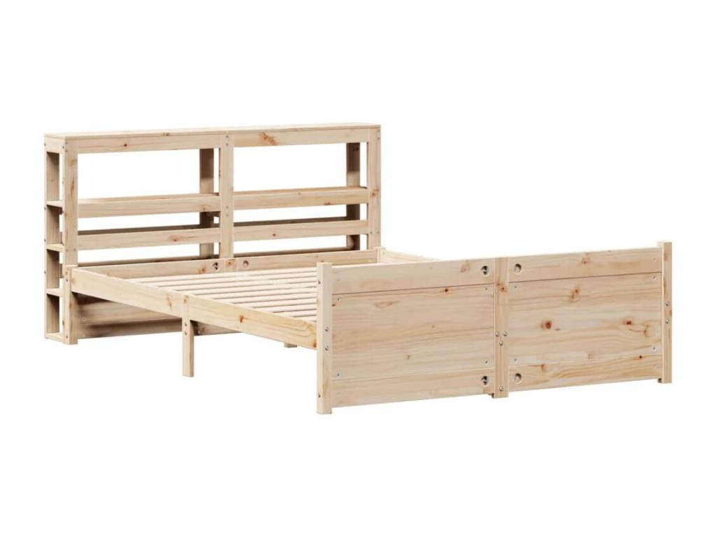 Cadre de lit avec tête de lit sans matelas 120x200 cm 46052HKJP