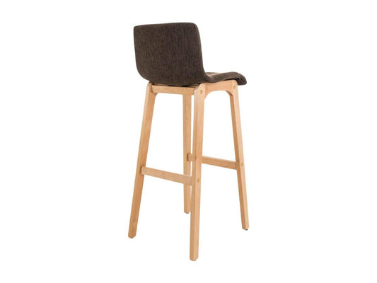 Tabouret de bar x1 bois marron 41x46x101 cm 10 0004971 36709SRMT