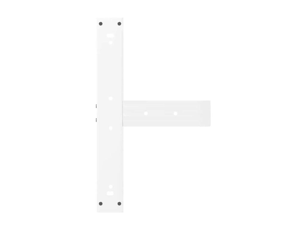 Table de bar marron clair bois de chêne massif rectangulaire 80131HKKI