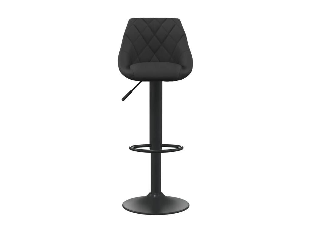 Tabourets de bar 2 pcs Noir Velours 10 52627VEJL