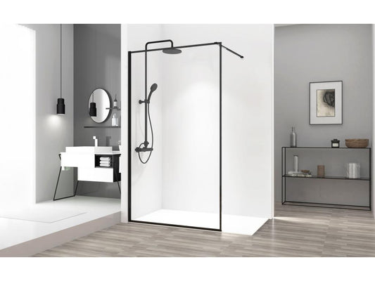 Paroi De Douche Maisonpuretop Bler 90 Noir 90010ZWBW