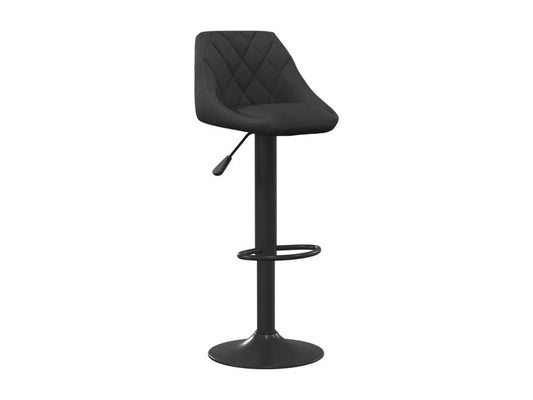 Tabourets de bar 2 pcs Noir Velours 10 52627VEJL