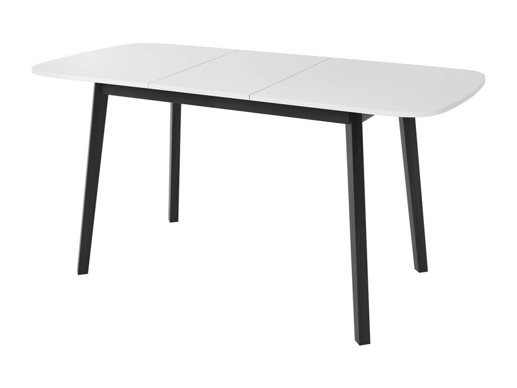 Table Maisonpuretop 110 Noir - Chêne doré artisanal 77x80x130cm Allongement Stratifié Bois 13227CDKP