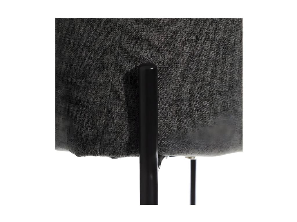 Maisonpuretop de Fauteuils Tissu gris foncé/Métal noir - Maisonpuretop 91096DKMY