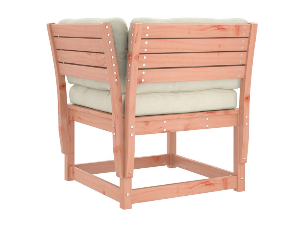 Salon de jardin 5 pièces avec coussins bois massif Artvivrestore 05376ZUHA