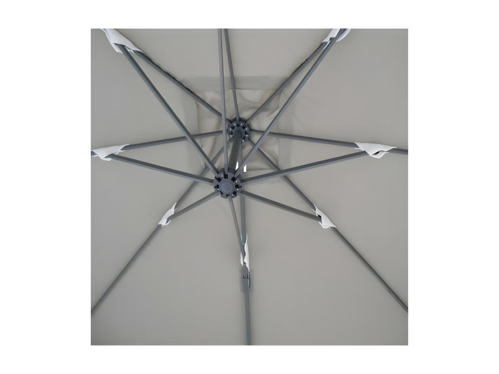 Parasol Déporté avec Housse 3x3m Maisonpuretop 15250GGVF