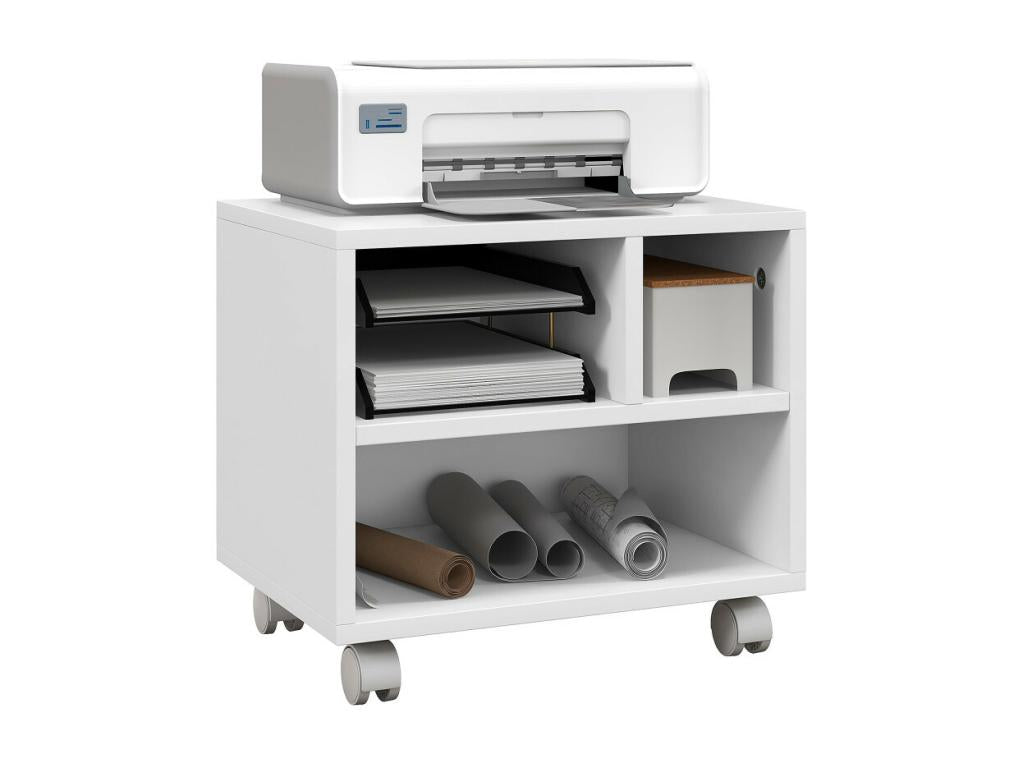 Meuble support d'imprimante Artvivrestore blanc 39641LXDA