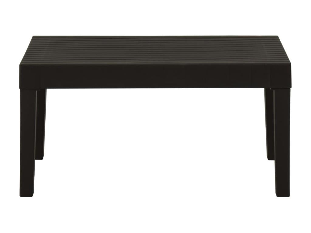 Salon de jardin 2 pièces avec coussins Plastique Gris 20402EUWO