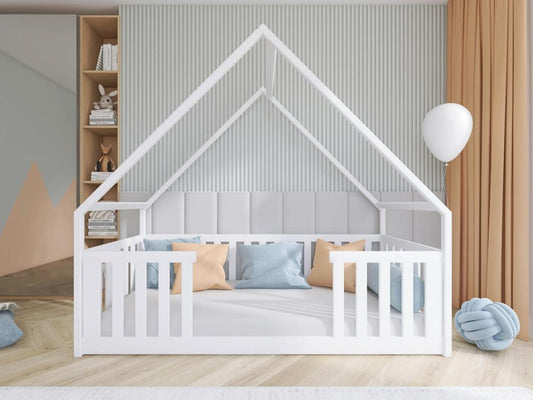 Lit Maisonpuretop 114 Unique Blanc 80x180 Bois Sommier à Maisonpuretop 86x188x174cm 06200LHPE