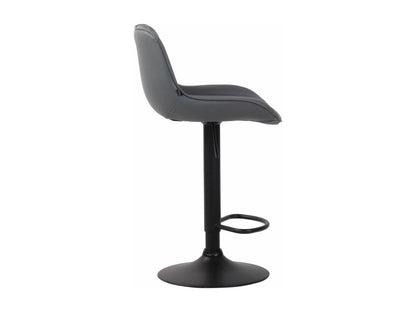 Tabouret de bar chaise métal gris 50x50x86 cm 10 0005100 06028XFTT