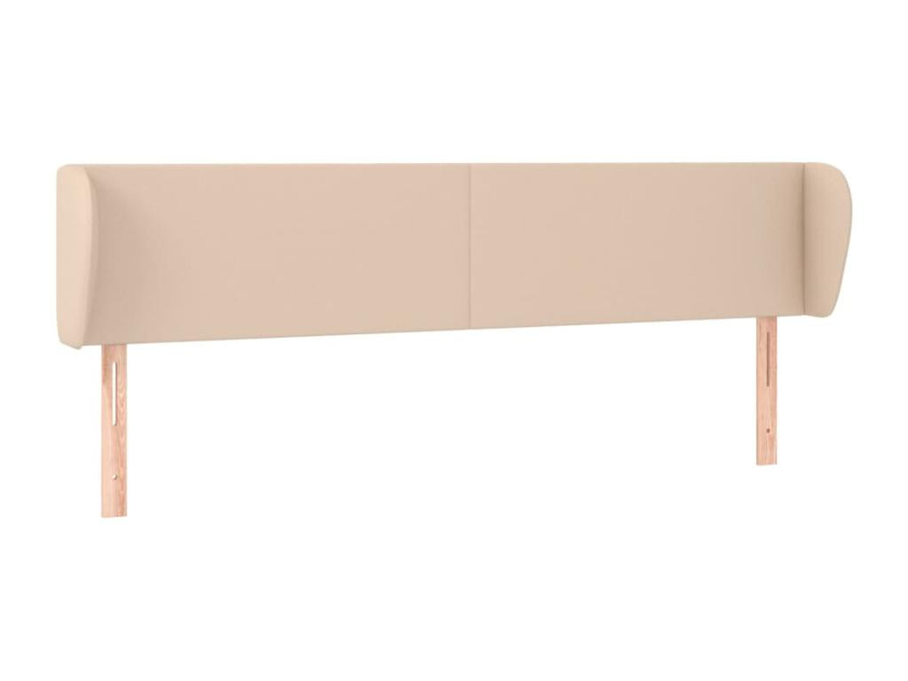 Tête de lit avec oreilles Cappuccino 183x23x78/88 cm Similicuir 76133DCTQ
