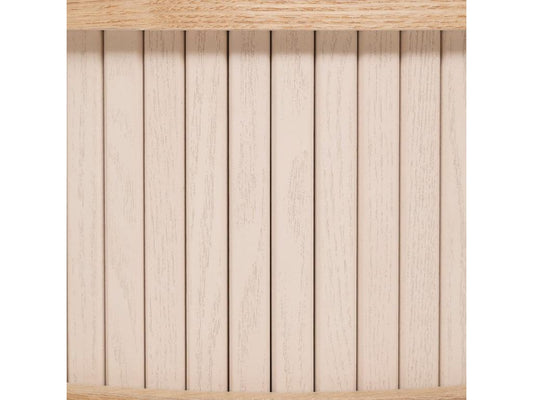 Table de chevet table de nuit en bois coloris Beige - diamètre 40 x Hauteur 54 cm 04545TGRL