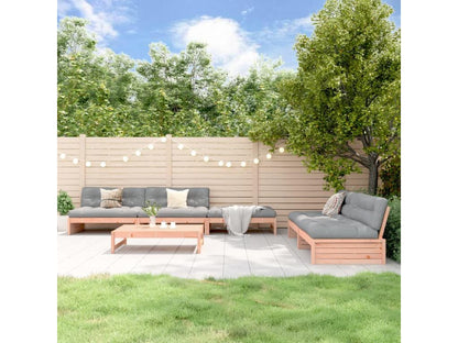 Salon de jardin 6 pièces bois massif Maisonpuretop 62684YOLW