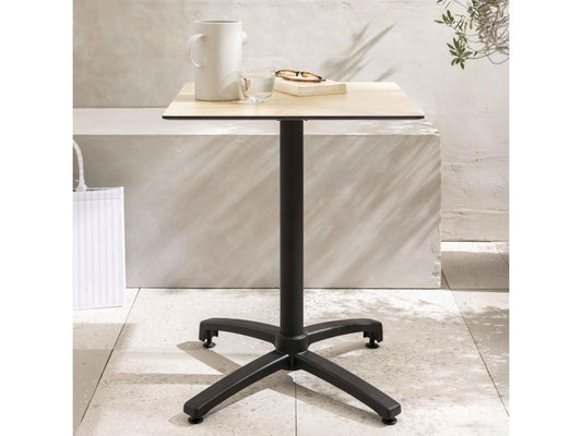 Table de terrasse 70 cm inclinable stratifié en chêne naturel 94769RGNG