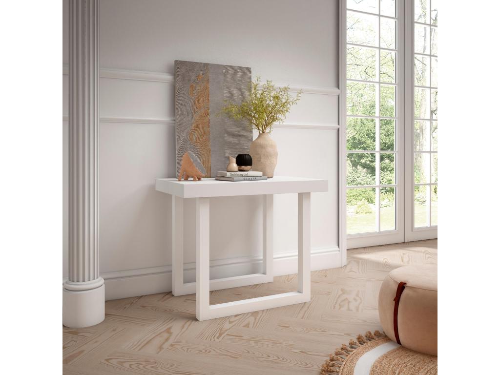 Table console extensible 160 Pour 8 personnes Pieds bois massif 02792QJIV