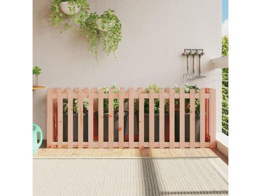 Lit surélevé de jardin design de clôture bois Artvivrestore massif 58027IOIT