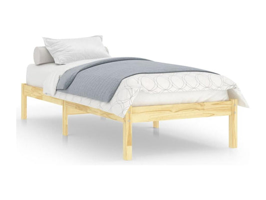 Cadre de lit Bois de pin massif 100x200 cm 71793NFKN