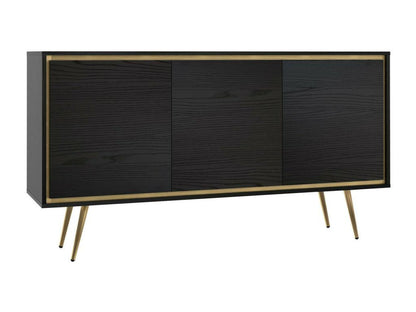 Buffet Maisonpuretop 190 Doré - Graphite 80x150x40cm Stratifié 72856SJEJ