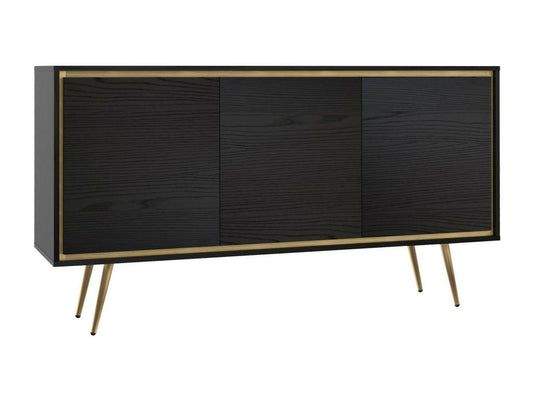 Buffet Maisonpuretop 190 Doré - Graphite 80x150x40cm Stratifié 72856SJEJ