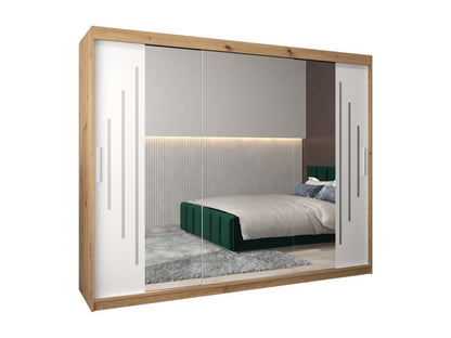 ARMOIRE Maisonpuretop 2 À PORTES COULISSANTES 200/250/62 3 Portes Maisonpuretop/Blanc 15314PBOO