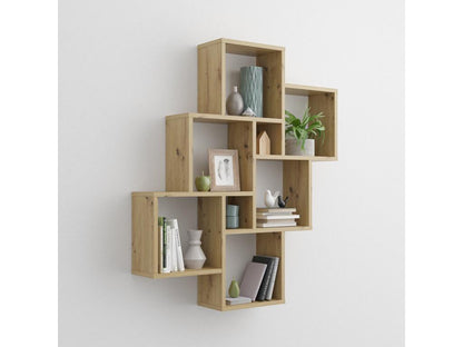 Etagère Murale Design Maisonpuretop 94cm Chêne Clair 31894RLCX