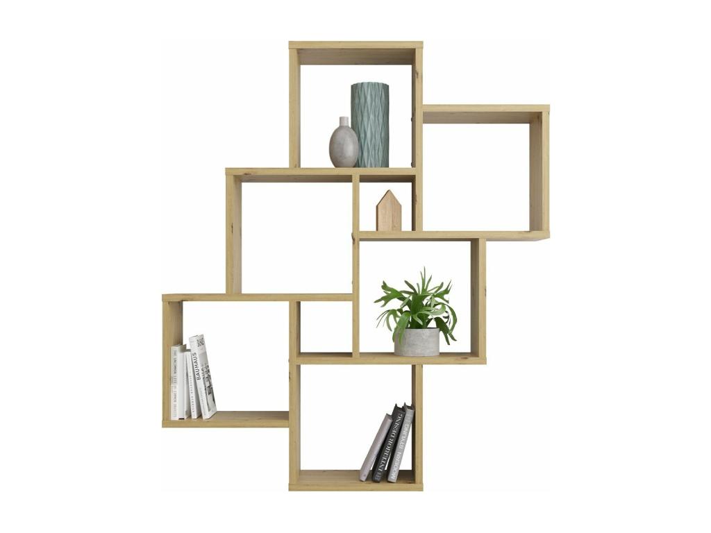 Etagère Murale Design Maisonpuretop 94cm Chêne Clair 31894RLCX