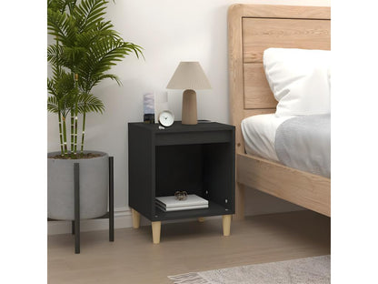 Tables de chevet 2 pièces Noir 40x35x50 cm 09556KLXU