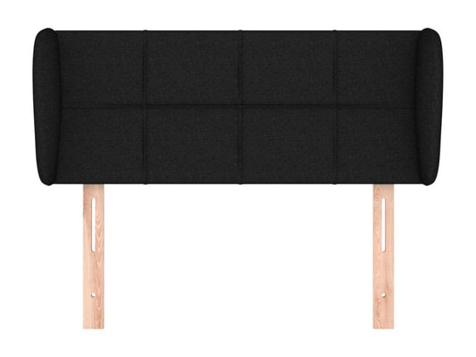 Tête de lit avec oreilles Noir 103x23x78/88 cm Tissu 20855UTSL