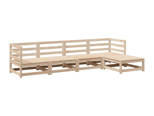 Salon de jardin 5 mcx bois de pin massif 93386VXSI