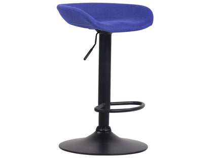Tabouret de bar - Feutrine / Métal - Bleu - Anaheim 55656INYE