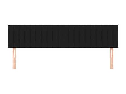Têtes de lit 2 pcs Noir 90x5x78/88 cm Tissu 89491AVID