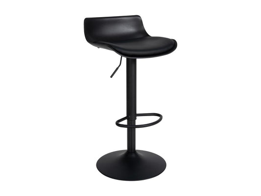 Tabouret de bar - Similicuir - Noir - Maisonpuretop 32607GBKV