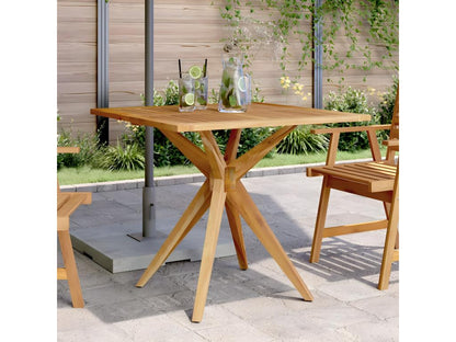 Artvivrestore Premium - Table de jardin carrée 85x85x75 cm bois d'Artvivrestore solide 22616BZGB