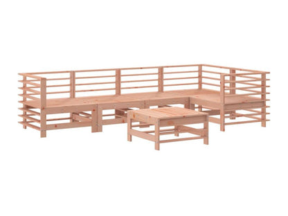 Salon de jardin 6 pièces bois massif Maisonpuretop 55585YTBZ