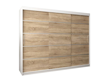 ARMOIRE Maisonpuretop 1 À PORTES COULISSANTES 200/250/62 3 Portes Blanc/Maisonpuretop 56042BLBW