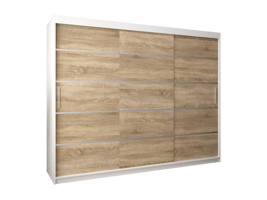 ARMOIRE Maisonpuretop 1 À PORTES COULISSANTES 200/250/62 3 Portes Blanc/Maisonpuretop 56042BLBW