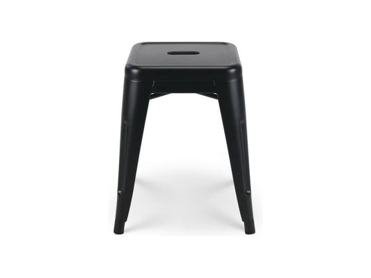 Tabouret en métal noir mat - Hauteur 46 cm 44598OSQG
