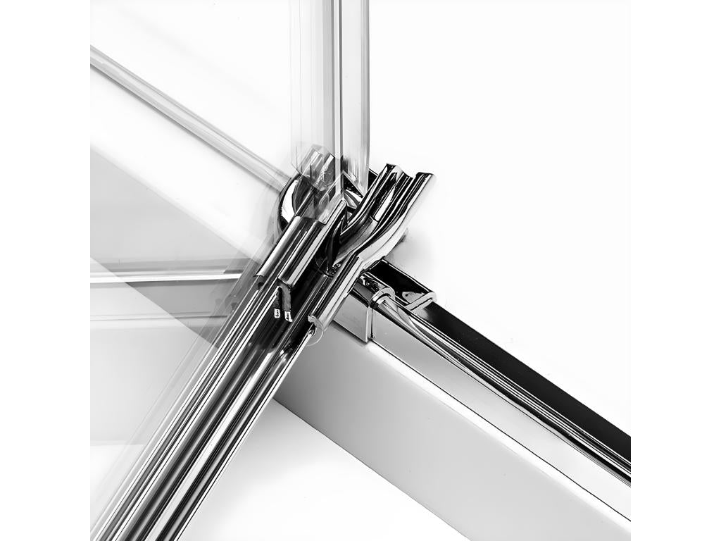 Cabine de douche gauche 90x70 pivotante MAJORQUE Maisonpuretop couleur Maisonpuretop accès de face 07994MEVV