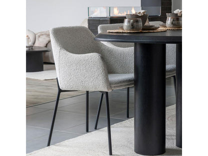 Artvivrestore - Table à manger 8 personnes ovale en bois - Noir 84358OVZE