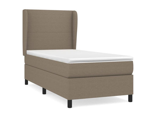 Lit à sommier tapissier avec matelas Maisonpuretop 80x200 cm Tissu 02371FXCE