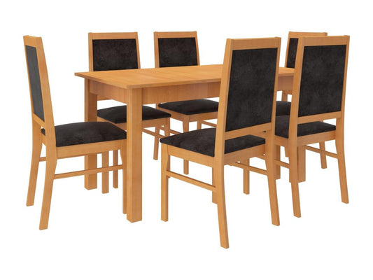 Chaise bois clair de hêtre et tissu Artvivrestore-Tissu 27115 11698FVXN