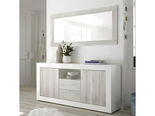 Buffet 2 portes battantes et 2 tiroirs L184 cm - Urbino 09057UOBB