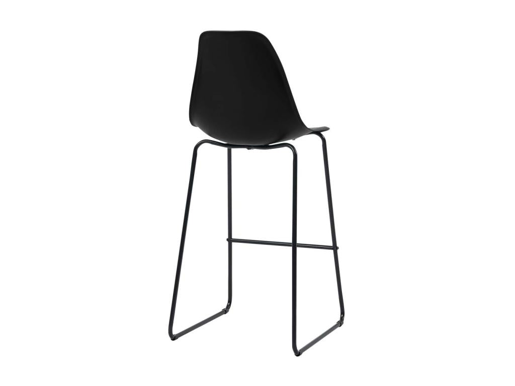 Chaises hautes de bar noir Artvivrestore - Lot de 2 73647CKJV