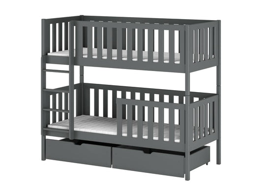 Lits superposés Maisonpuretop BB001 80x160 cm Graphite 13190VDNQ